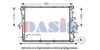 AKS DASIS 1340011 Radiator, engine cooling